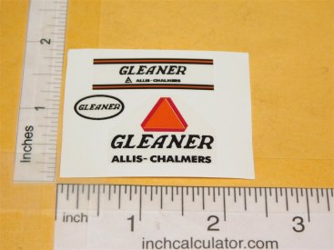 Allis Chalmers 1:32 Scale Gleaner Combine Replacement Sticker Set Main Image