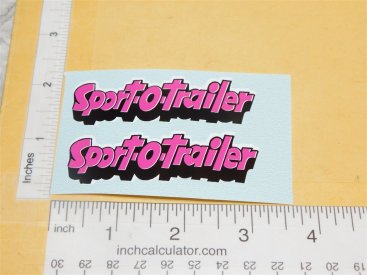Nylint Sport-O-Trailer Replacement Sticker Set Main Image