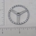 Custom 3 Spoke 1.25" Dia Flat Steering Wheel w/Grips Main Image