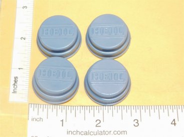 Set of 4 Doepke Heiliner Scraper 3D Printed Hubcap Replacement Toy Part Main Image