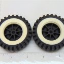 Set of 2 Tonka Plastic Wheels/Inserts Replacement Toy Parts Main Image
