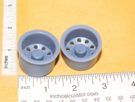 Pr Custom 3D Printed Tonka/Smith Miller Wide Wheel Dish In Toy Parts