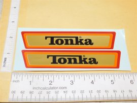 Tonka Gold/Orange/Red Jeepster Replacement Sticker Set