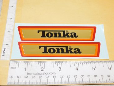 Tonka Gold/Orange/Red Jeepster Replacement Sticker Set Main Image Tonka Gold/Orange/Red Jeepster Replacement Sticker Set Main Image