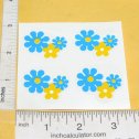 4 Set Tonka Dune Buggy Hood Flowers Replacement Sticker Set Main Image