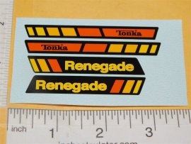 Tonka Jeep Renegade Replacement Sticker Set