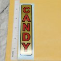 Vertical Candy Gold/Red/Black Generic Vending Machine Sticker Main Image