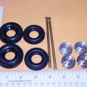Cox Thimble Drome Special Pusher Wheel/Tire/Axle Replacement Part Set Main Image