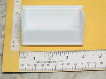 Structo 3D Printed Plastic Replacement White Seat/Interior Toy Part Main Image