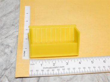 Structo 3D Printed Plastic Replacement Yellow Seat/Interior Toy Part Main Image