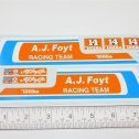 Tonka AJ Foyt Racing Team Replacement Sticker Set Main Image