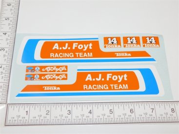 Tonka AJ Foyt Racing Team Replacement Sticker Set Main Image