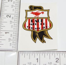 Pace Manufacturing Co. Coin Operated Machine Sticker