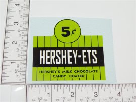 5 Cent Hershey-Ets Candy Machine Sticker
