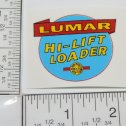 Marx Lumar Hi Lift Loader Construction Toy Replacement Sticker Main Image