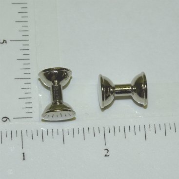 Pair Plated Tonka Dumbell Light Cast Replacement Parts Main Image Pair Plated Tonka Dumbell Light Cast Replacement Parts Main Image