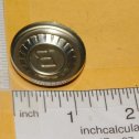 Set of 4 Buddy L Nickel Plated Steel Hubcaps Replacement Toy Parts Alternate View 1