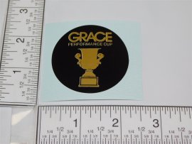 2" Diameter Grace Performance Cup Sticker