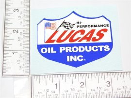 3" Lucas Hi Performance Oil Products Sticker