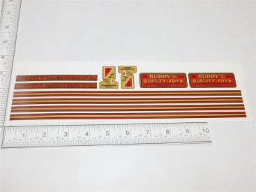 Buddy L Junior Large Bus Replacement Sticker Set Main Image