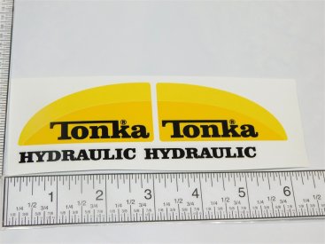 Tonka Turbine Cab Hydraulic Dump Truck Replacement Sticker Set Main Image