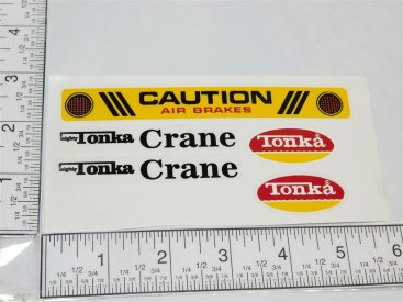 Mighty Tonka Crane Replacement Sticker Set Main Image
