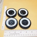 Set 4 Structo 3D Printed Plastic Replacement Wheel & Insert Toy Parts Main Image