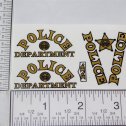 Marx Plastic Police Car Replacement Sticker Main Image