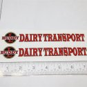 Buddy L Dairy Transport Replacement Sticker Set Main Image