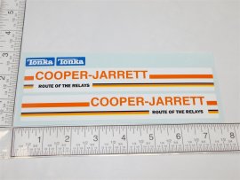 Tiny Tonka Cooper Jarrett Private Label Semi Replacement Sticker Set