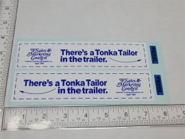 Tiny Tonka Tailor in the Trailer Private Label Semi Replacement Stickers