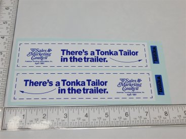 Tiny Tonka Tailor in the Trailer Private Label Semi Replacement Stickers Main Image Tiny Tonka Tailor in the Trailer Private Label Semi Replacement Stickers Main Image