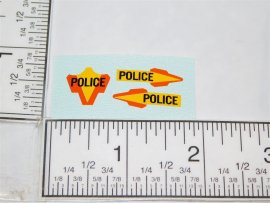 Superfast Matchbox #55 Mercury Police Commuter Replacement Sticker Set