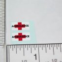 Superfast Matchbox #20 Land Rover Ambulance Replacement Stickers Main Image