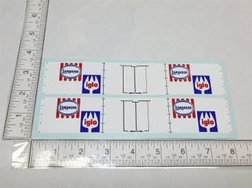 Matchbox #K-31 Iglo/Langnese Peterbilt Refrigerator Truck Stickers Main Image Matchbox #K-31 Iglo/Langnese Peterbilt Refrigerator Truck Stickers Main Image