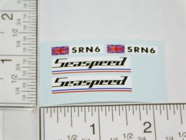 Matchbox #K-22 SRN-6 Hovercraft Replacement Sticker Set