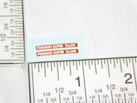 Matchbox #K-11 Fordson Tractor & Trailer Replacement Sticker Set