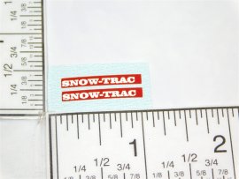 Matchbox 35B Snow-Trac Sticker Set