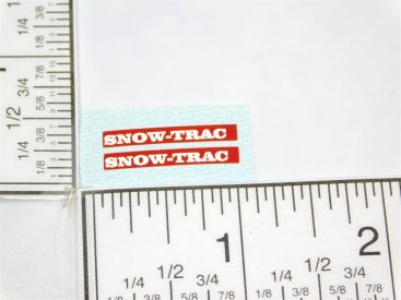 Matchbox 35B Snow-Trac Sticker Set Main Image