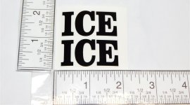 Marx Ice Truck Replacement Sticker