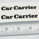 Tonka 1976/77 Car Carrier Truck Replacement Sticker Set Main Image