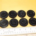 Set of 8 Tonka Custom 3D Printed Black Plastic Tonka Lowboy Wheels Main Image Set of 8 Tonka Custom 3D Printed Black Plastic Tonka Lowboy Wheels Main Image