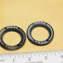 Set of 4 Tonka Custom 3D Printed Black Plastic Tonka Blackwall Inserts Alternate View 1