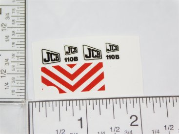 Corgi JCB Excavator Construction Toy Replacement Sticker Set Main Image