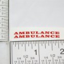 Corgi Commer Ambulance Van Replacement Sticker Set Main Image