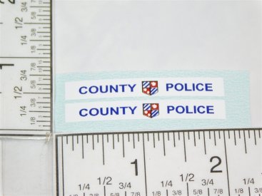 Corgi Commer County Police Van Replacement Sticker Set Main Image
