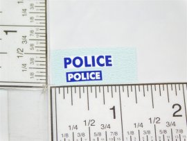 Corgi Ford Zephyr Police Station Wagon Replacement Sticker Set