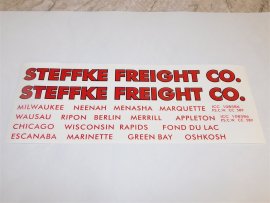 Smith Miller Steffke Freight Private Label Semi Truck Sticker Set Smith Miller Steffke Freight Private Label Semi Truck Sticker Set