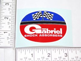 3" Oval Gabriel Shock Absorbers Sticker 3" Oval Gabriel Shock Absorbers Sticker