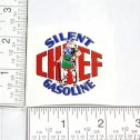 2" Round Silent Chief Gasoline Logo Sticker Main Image